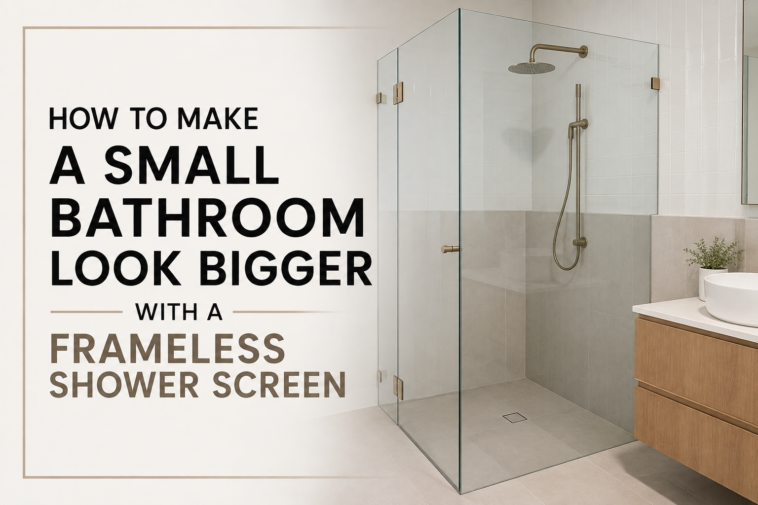 Frameless Shower Screen