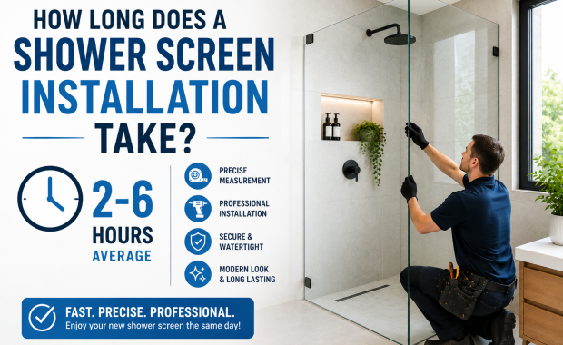 shower screen installation