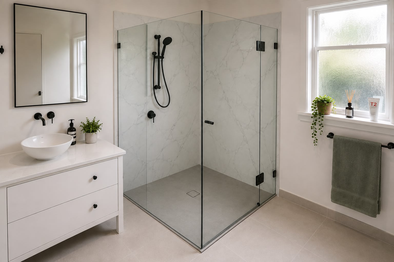 Full Glass Shower Screen Ideas for Modern Bathrooms