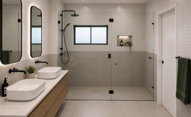 Frameless Shower Screen on Hob vs Floor-Mounted Designs